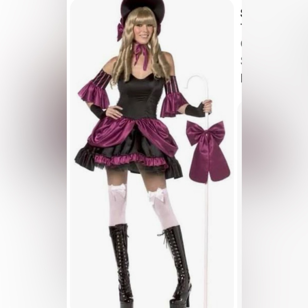 Women’s Little Bo Peep Deluxe rebel tunes costume